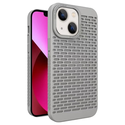For iPhone 13 Case Hollow Hole Heat Dissipation Hard PC Phone Cover
