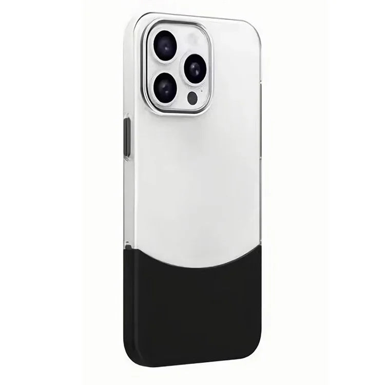 For iPhone 15 Pro Case Splicing Color Hard PC Shockproof Protective Cover