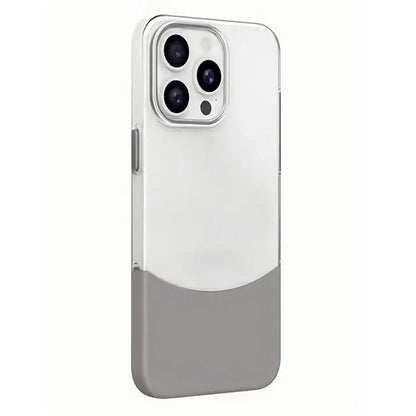 For iPhone 15 Pro Case Splicing Color Hard PC Shockproof Protective Cover