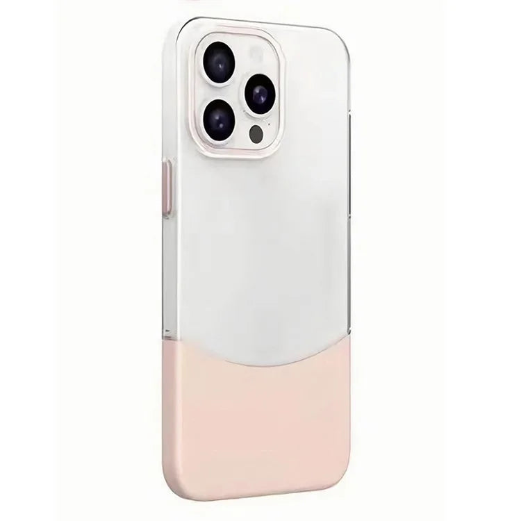 For iPhone 13 Pro Case Shockproof PC Two-Color Splicing Phone Cover