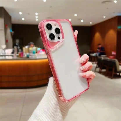 For iPhone 14 Pro Max TPU Case Colorful Frame Protective Phone Cover