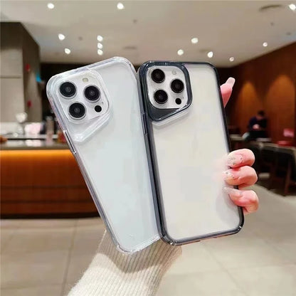 For iPhone 14 Pro Max TPU Case Colorful Frame Protective Phone Cover