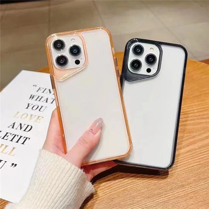 For iPhone 14 Pro Max TPU Case Colorful Frame Protective Phone Cover