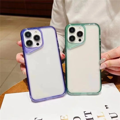 For iPhone 14 Pro Max TPU Case Colorful Frame Protective Phone Cover