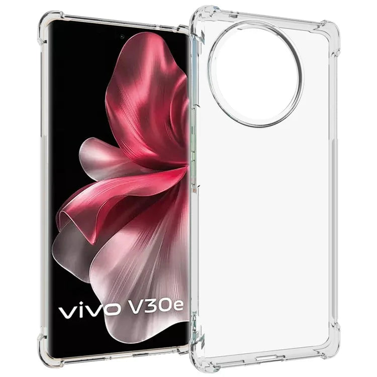 For vivo V30e 5G TPU Case Transparent Airbag Protection Phone Cover