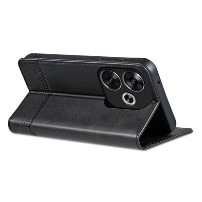 AZNS For Xiaomi Redmi Turbo 3 5G / Poco F6 5G Case PU Leather Magnetic Closure Shockproof Flip Phone Cover