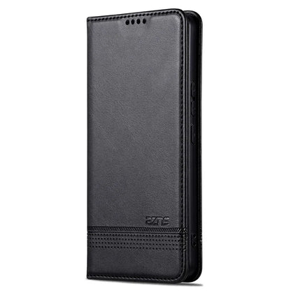 AZNS For Xiaomi Redmi Turbo 3 5G / Poco F6 5G Case PU Leather Magnetic Closure Shockproof Flip Phone Cover