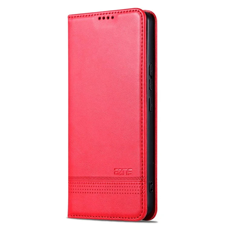 AZNS For Xiaomi Redmi Turbo 3 5G / Poco F6 5G Case PU Leather Magnetic Closure Shockproof Flip Phone Cover