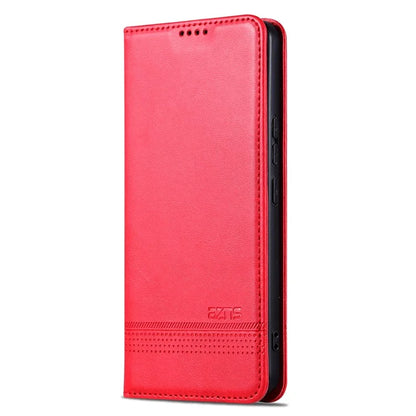 AZNS For Xiaomi Redmi Turbo 3 5G / Poco F6 5G Case PU Leather Magnetic Closure Shockproof Flip Phone Cover