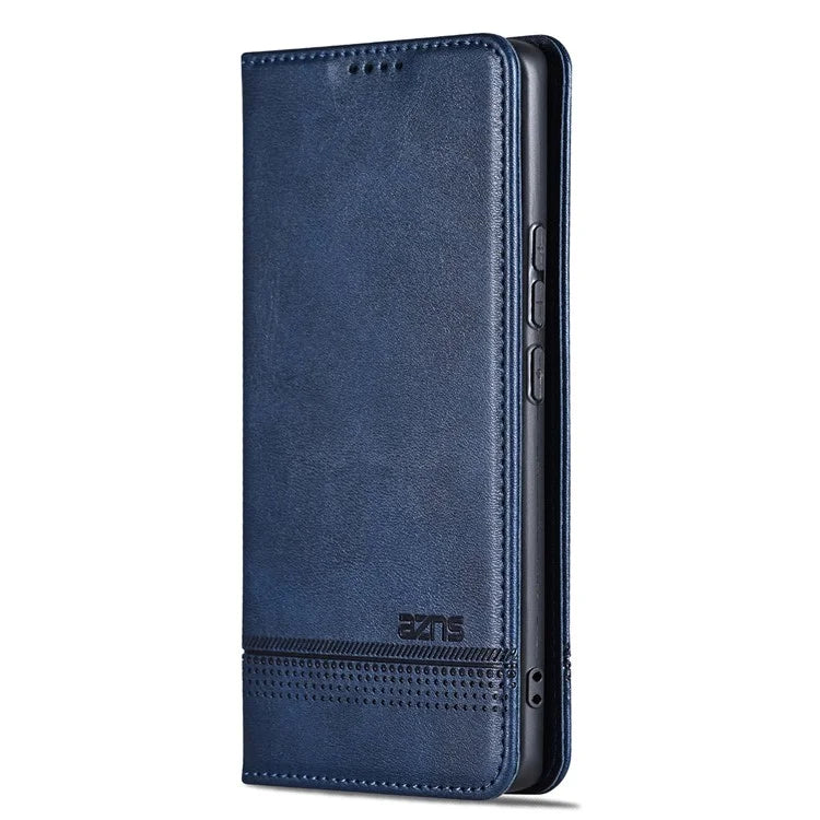 AZNS For Xiaomi Redmi Turbo 3 5G / Poco F6 5G Case PU Leather Magnetic Closure Shockproof Flip Phone Cover