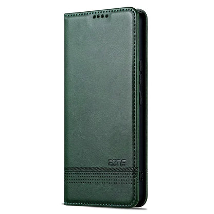 AZNS For Xiaomi Redmi Turbo 3 5G / Poco F6 5G Case PU Leather Magnetic Closure Shockproof Flip Phone Cover