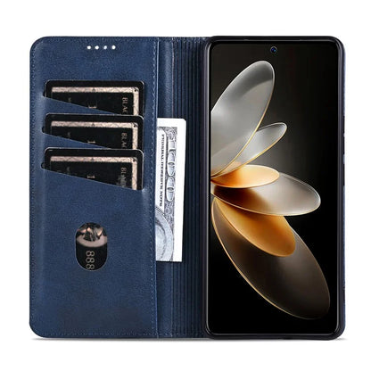AZNS For Samsung Galaxy M55 5G / C55 5G / F55 5G Case Wallet PU Leather Magnetic Absorption Phone Cover