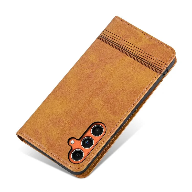 AZNS For Samsung Galaxy M55 5G / C55 5G / F55 5G Case Wallet PU Leather Magnetic Absorption Phone Cover