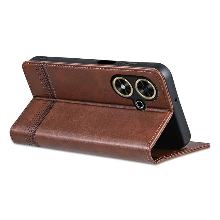 AZNS For Honor Play 50 / Play 50m Case Magnetic Closure PU Leather Flip Phone Cover