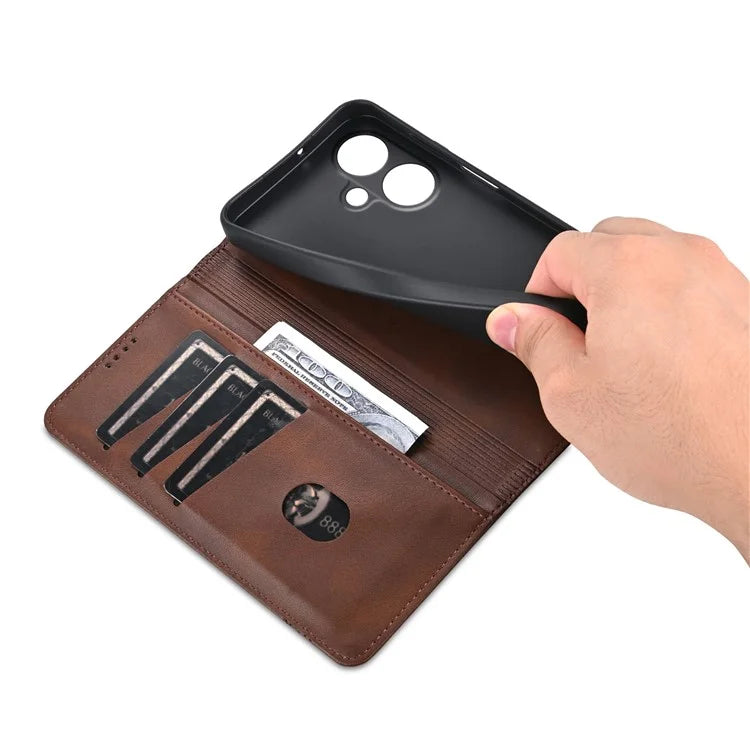 AZNS For Honor Play 50 / Play 50m Case Magnetic Closure PU Leather Flip Phone Cover