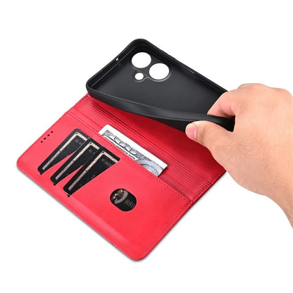 AZNS For Honor Play 50 / Play 50m Case Magnetic Closure PU Leather Flip Phone Cover