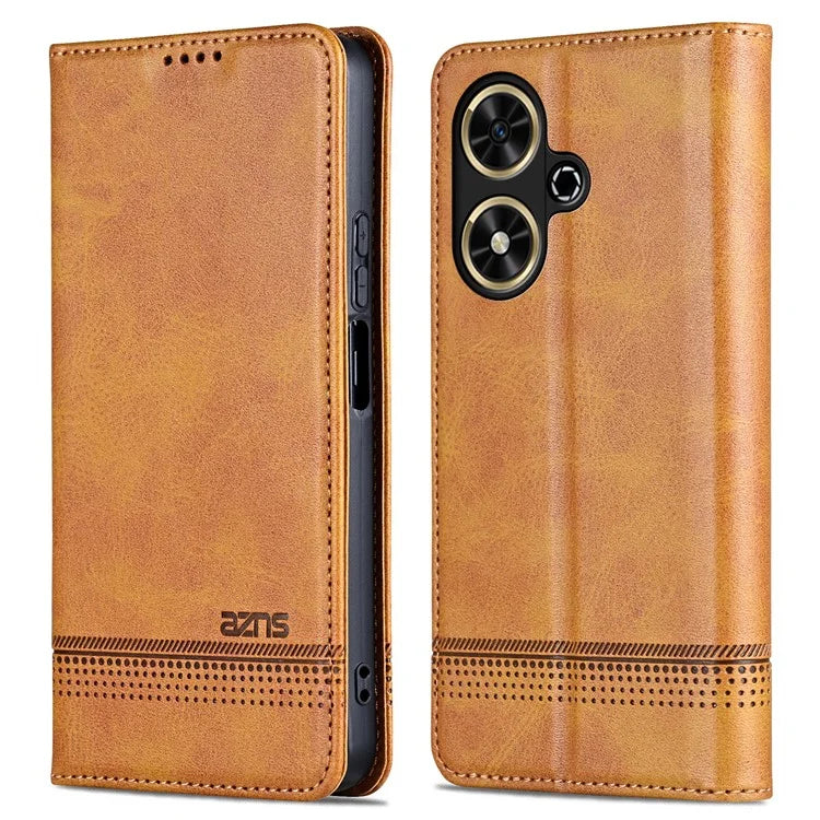 AZNS For Honor Play 50 / Play 50m Case Magnetic Closure PU Leather Flip Phone Cover