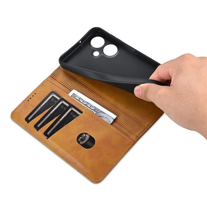 AZNS For Honor Play 50 / Play 50m Case Magnetic Closure PU Leather Flip Phone Cover