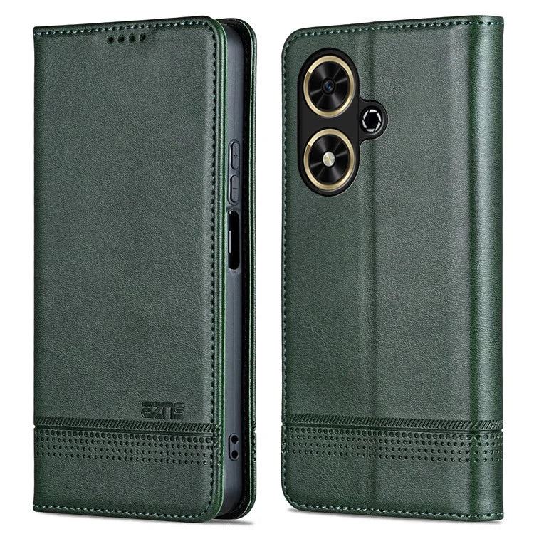 AZNS For Honor Play 50 / Play 50m Case Magnetic Closure PU Leather Flip Phone Cover