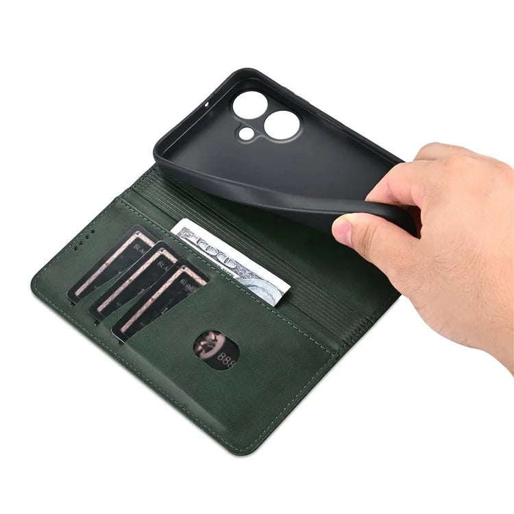 AZNS For Honor Play 50 / Play 50m Case Magnetic Closure PU Leather Flip Phone Cover