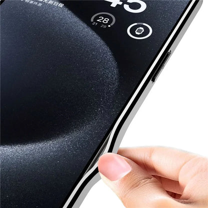 GKK For iPhone 15 Pro Max Case Anti-Scratch Leather+TPU+Hard PC Splice Phone Cover
