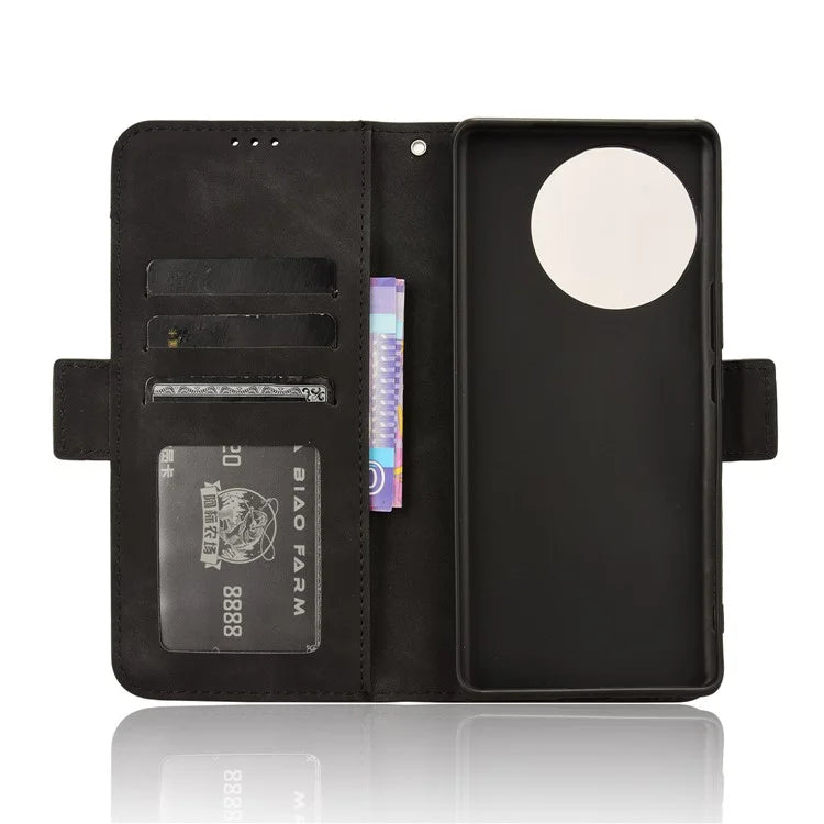 For vivo V30e 5G / V40 Lite 5G Case PU Leather Flip Folio Phone Cover with Multiple Card Holders