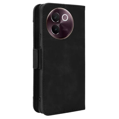 For vivo V30e 5G / V40 Lite 5G Case PU Leather Flip Folio Phone Cover with Multiple Card Holders