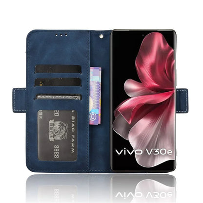 For vivo V30e 5G / V40 Lite 5G Case PU Leather Flip Folio Phone Cover with Multiple Card Holders
