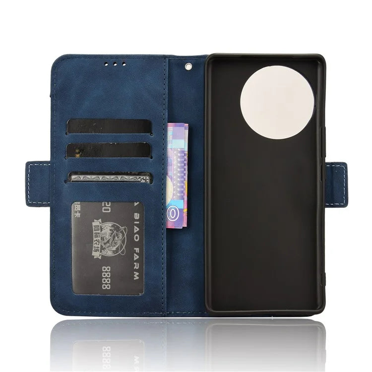 For vivo V30e 5G / V40 Lite 5G Case PU Leather Flip Folio Phone Cover with Multiple Card Holders
