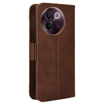 For vivo V30e 5G / V40 Lite 5G Case PU Leather Flip Folio Phone Cover with Multiple Card Holders