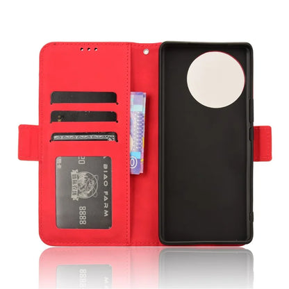 For vivo V30e 5G / V40 Lite 5G Case PU Leather Flip Folio Phone Cover with Multiple Card Holders