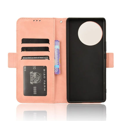 For vivo V30e 5G / V40 Lite 5G Case PU Leather Flip Folio Phone Cover with Multiple Card Holders