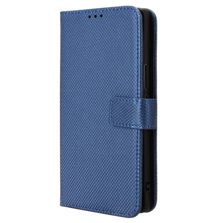 For Sony Xperia 1 VI Leather Wallet Case Diamond Texture Phone Cover with Folding Stand