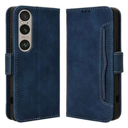 For Sony Xperia 1 VI Shockproof Case Multiple Card Slots Leather Phone Cover