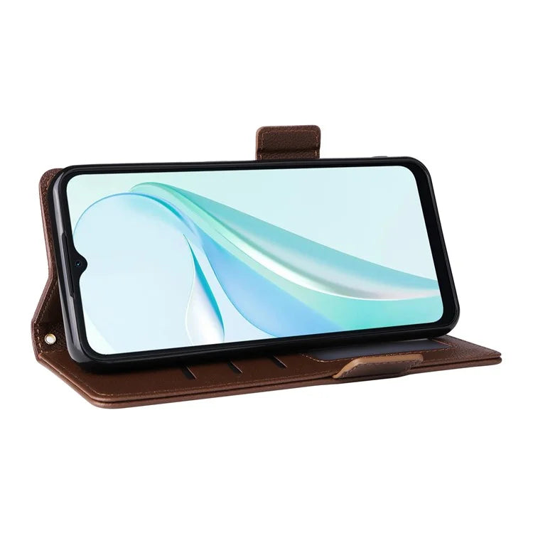 For Blackview Wave 6C Case Wallet Case PU Leather Side Magnetic Clasp Phone Cover