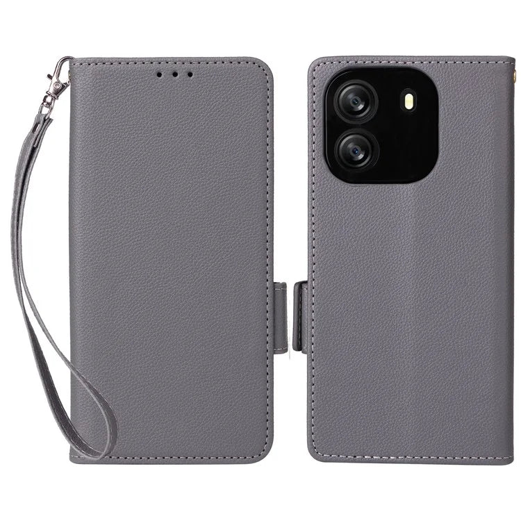 For Blackview Wave 6C Case Wallet Case PU Leather Side Magnetic Clasp Phone Cover
