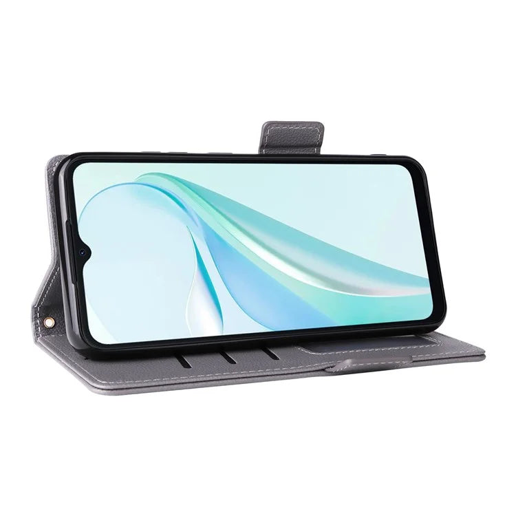 For Blackview Wave 6C Case Wallet Case PU Leather Side Magnetic Clasp Phone Cover