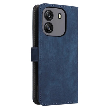 For Blackview Wave 6C Wallet Phone Case Anti-Drop PU Leather Flip Cover with RFID Blocking