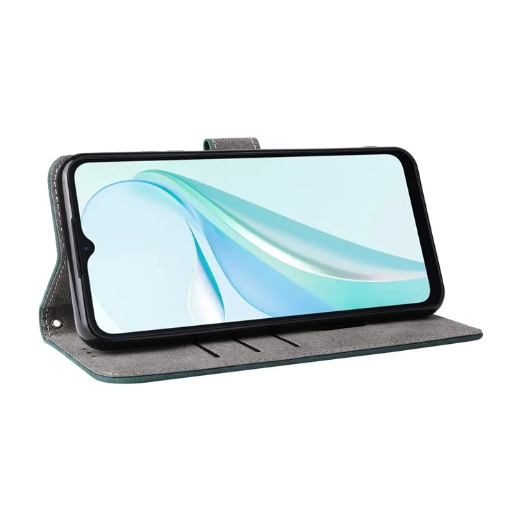 For Blackview Wave 6C Wallet Phone Case Anti-Drop PU Leather Flip Cover with RFID Blocking