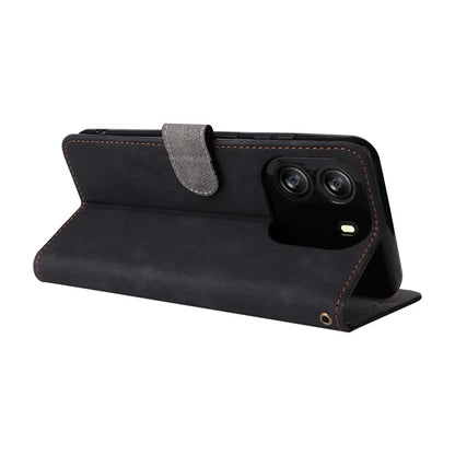 For Blackview Wave 6C Wallet Phone Case Anti-Drop PU Leather Flip Cover with RFID Blocking