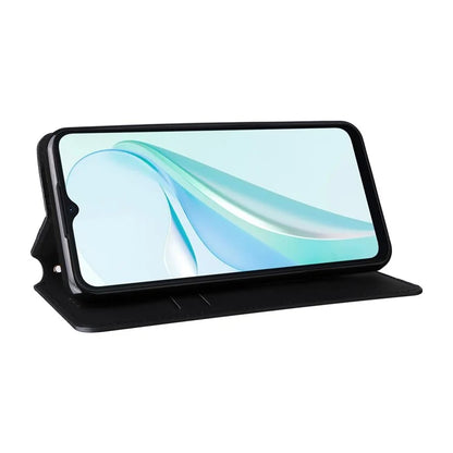 For Blackview Wave 6C Case Rhombus Imprinted Wallet Magnetic Clasp Phone Cover
