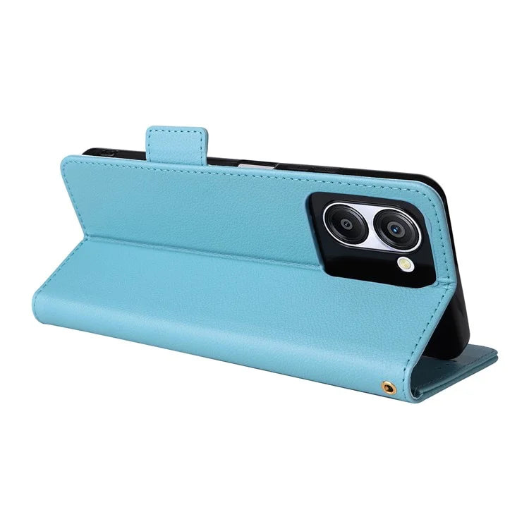 For Blackview Color 8 Leather Case Wallet Litchi Texture Magnetic Clasp Phone Cover