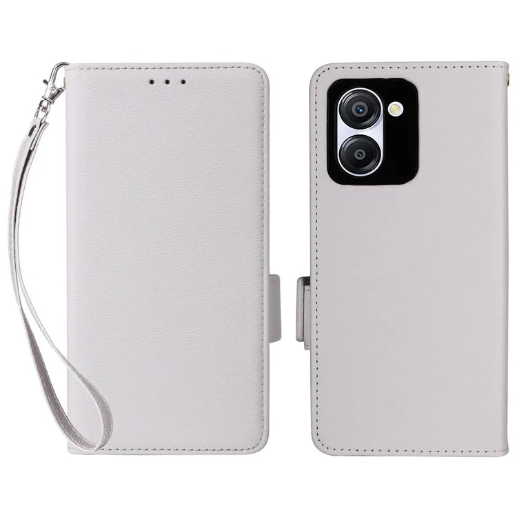 For Blackview Color 8 Leather Case Wallet Litchi Texture Magnetic Clasp Phone Cover