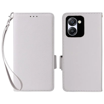 For Blackview Color 8 Leather Case Wallet Litchi Texture Magnetic Clasp Phone Cover