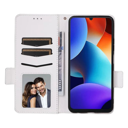 For Blackview Color 8 Leather Case Wallet Litchi Texture Magnetic Clasp Phone Cover