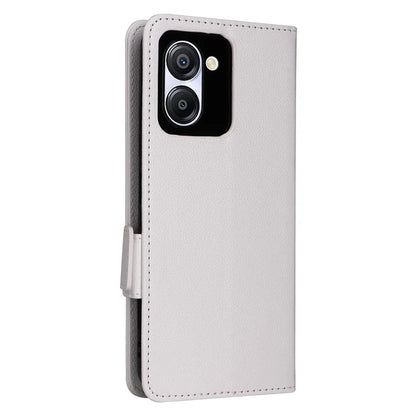 For Blackview Color 8 Leather Case Wallet Litchi Texture Magnetic Clasp Phone Cover