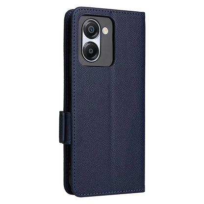 For Blackview Color 8 Leather Case Wallet Litchi Texture Magnetic Clasp Phone Cover