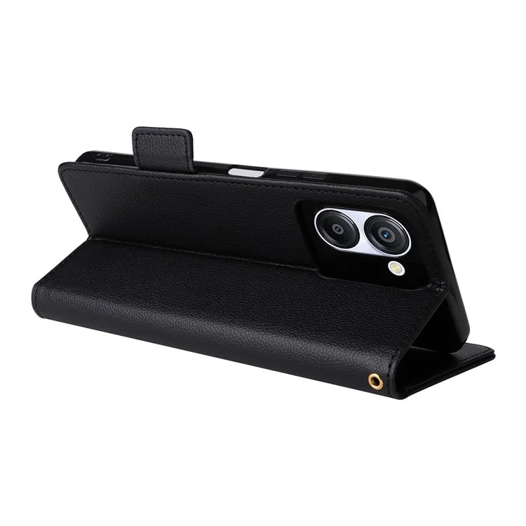 For Blackview Color 8 Leather Case Wallet Litchi Texture Magnetic Clasp Phone Cover