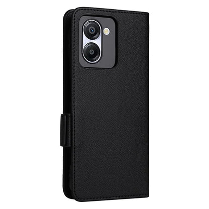 For Blackview Color 8 Leather Case Wallet Litchi Texture Magnetic Clasp Phone Cover
