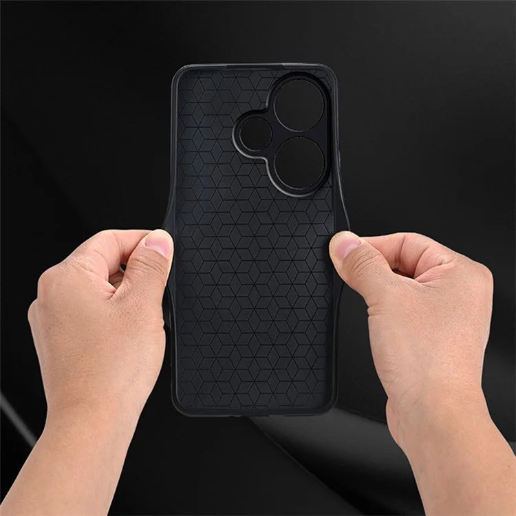 AZNS For Xiaomi Redmi Turbo 3 5G / Poco F6 5G Case PU Leather Coated TPU Imprinted Phone Cover